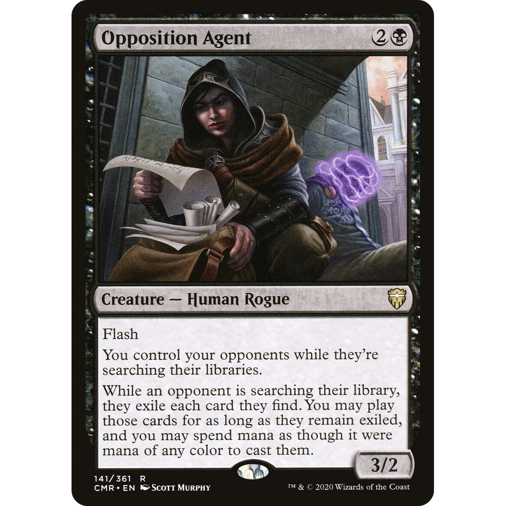 Opposition Agent (CMR-141) - Commander Legends Foil