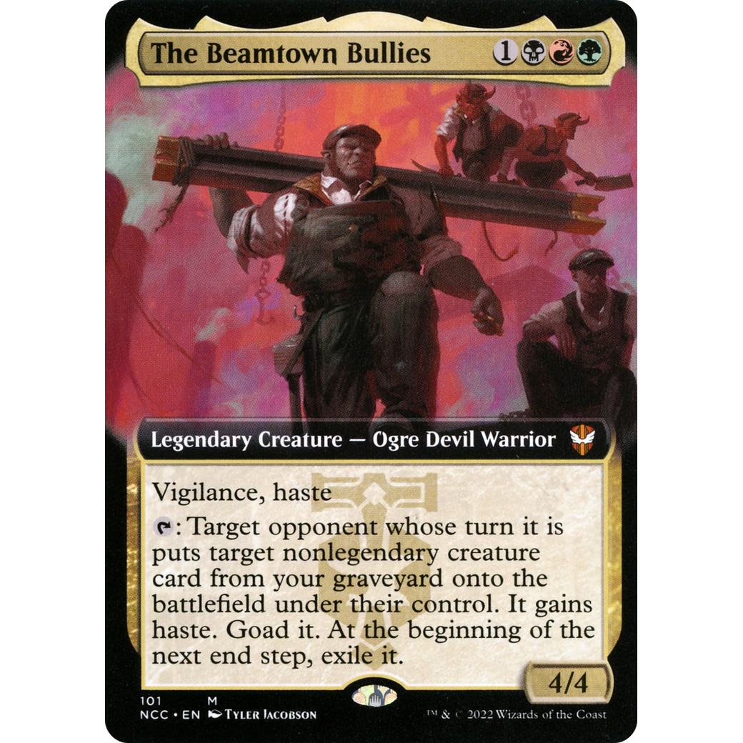 The Beamtown Bullies (Extended Art) (NCC-101) - New Capenna Commander: (Extended Art) Foil