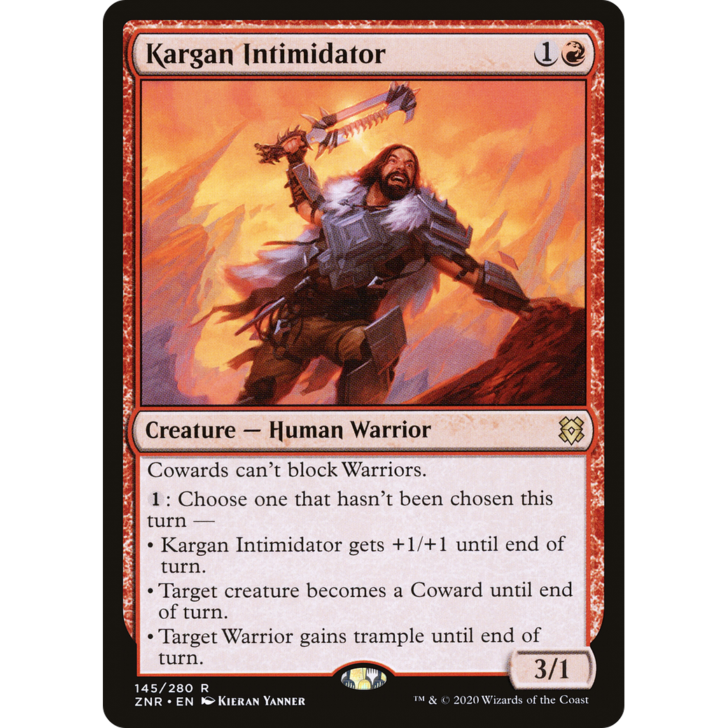 Kargan Intimidator (ZNR-145) - Zendikar Rising Foil