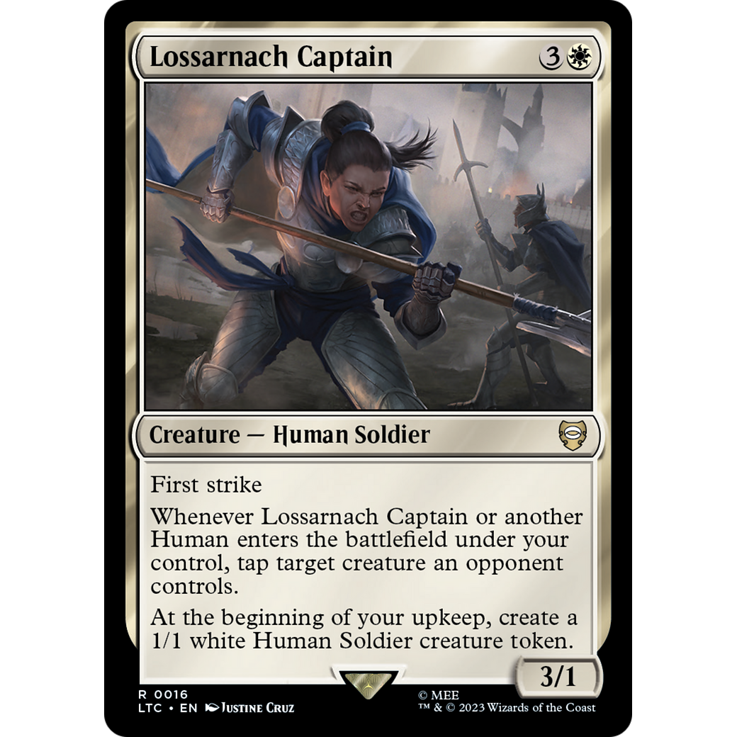 Lossarnach Captain (LTC-016) - Tales of Middle-earth Commander