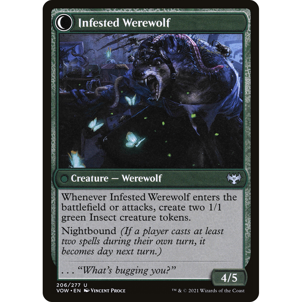 Infestation Expert (VOW-206) - Innistrad: Crimson Vow: (Double Faced Transform)