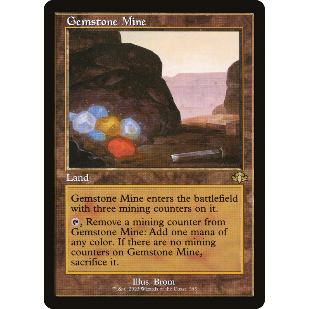Gemstone Mine (Retro Frame) (DMR-395) - Dominaria Remastered Foil