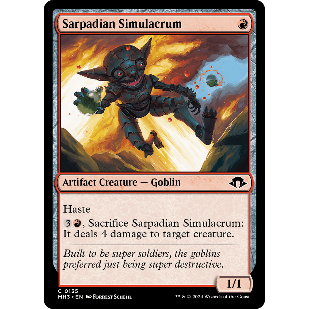 Sarpadian Simulacrum (MH3-135) - Modern Horizons 3 Foil