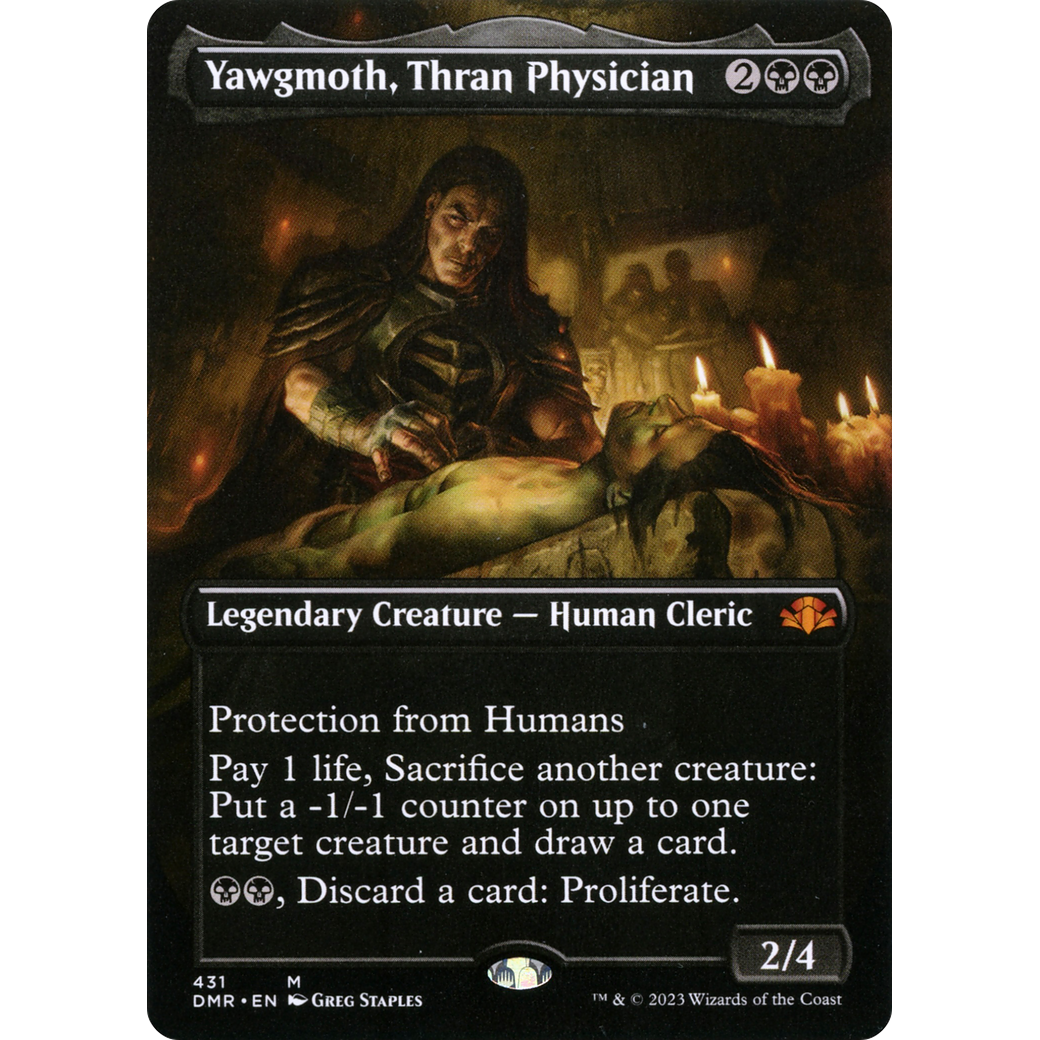 Yawgmoth, Thran Physician (Borderless) (DMR-431) - Dominaria Remastered (Borderless) Foil
