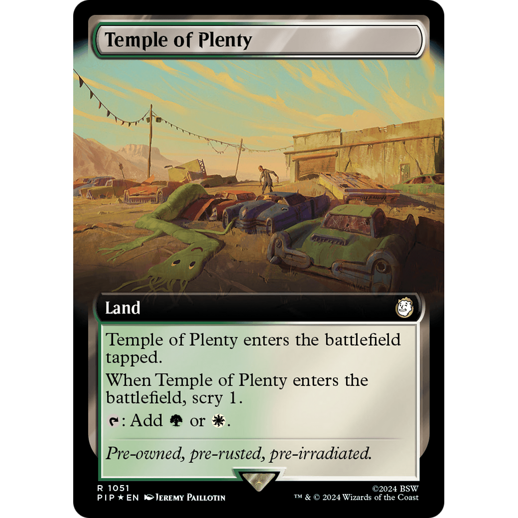 Temple of Plenty (PIP-1051) - Fallout: (Extended Art) Foil