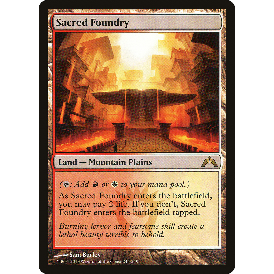 Sacred Foundry (GTC-245) - Gatecrash Foil