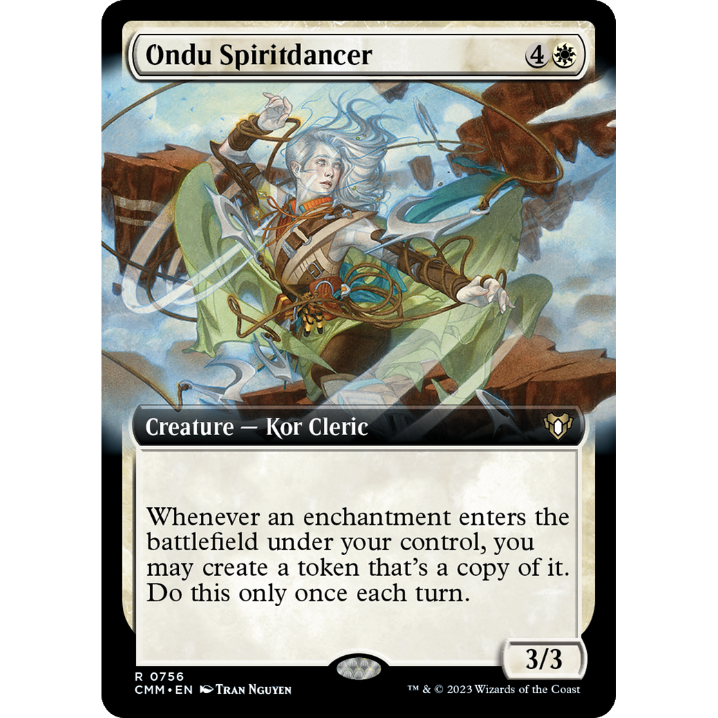 Ondu Spiritdancer (CMM-756) - Commander Masters: (Extended Art) Foil