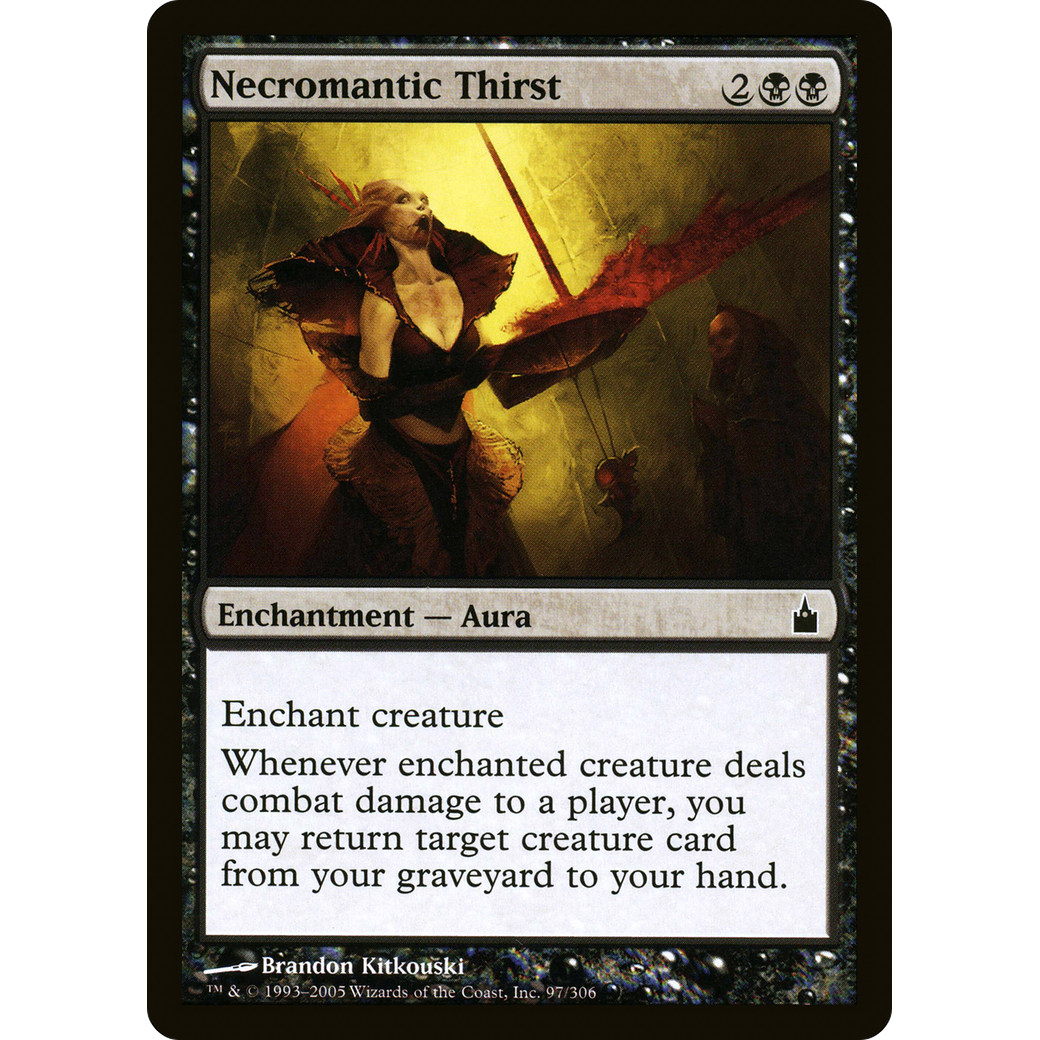 Necromantic Thirst (RAV-097) - Ravnica: City of Guilds Foil