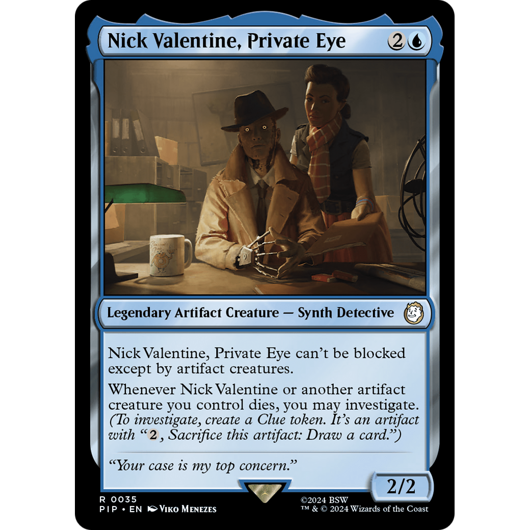 Nick Valentine, Private Eye (PIP-035) - Fallout