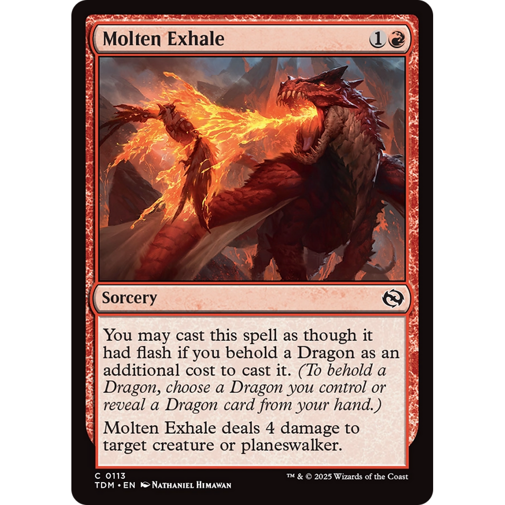 Molten Exhale (TDM-113) - Tarkir: Dragonstorm