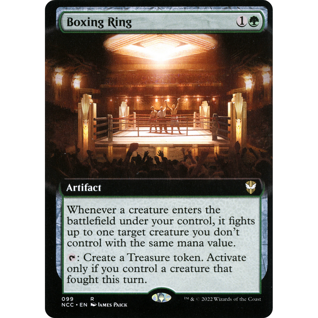 Boxing Ring (Extended Art) (NCC-099) - New Capenna Commander: (Extended Art)