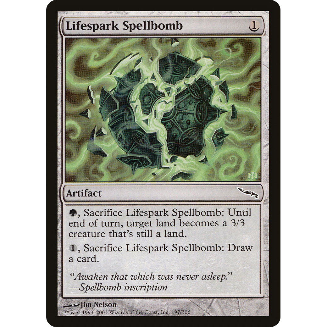 Lifespark Spellbomb (MRD-197) - Mirrodin Foil