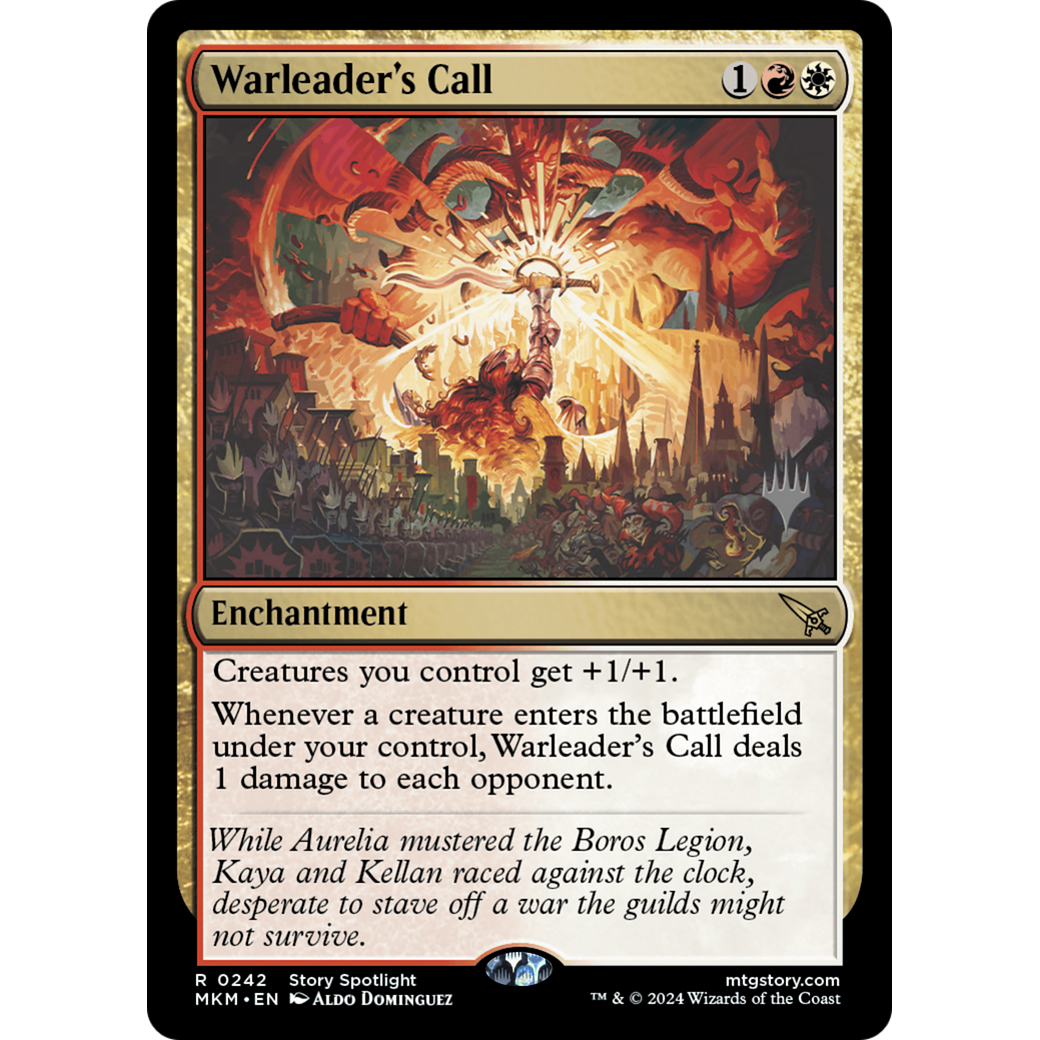 Warleader's Call (PPMKM-242P) - Murders at Karlov Manor Promos Foil