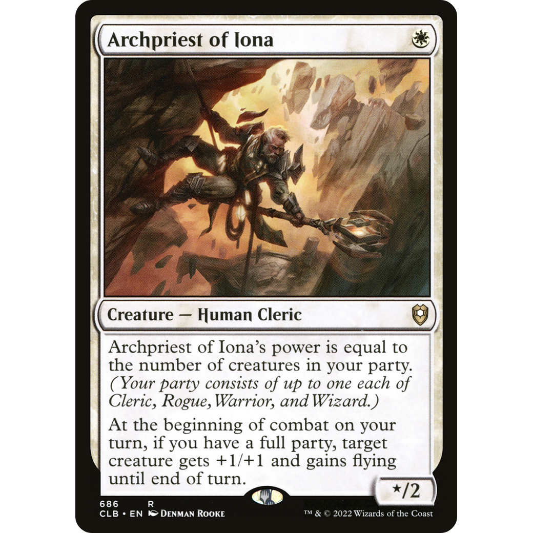 Archpriest of Iona (CLB-686) - Commander Legends: Battle for Baldur's Gate