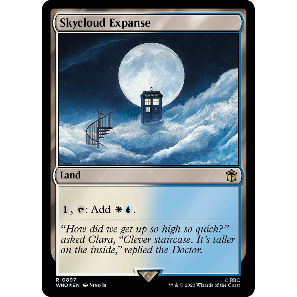 Skycloud Expanse (Surge Foil) (WHO-897) - Doctor Who Foil