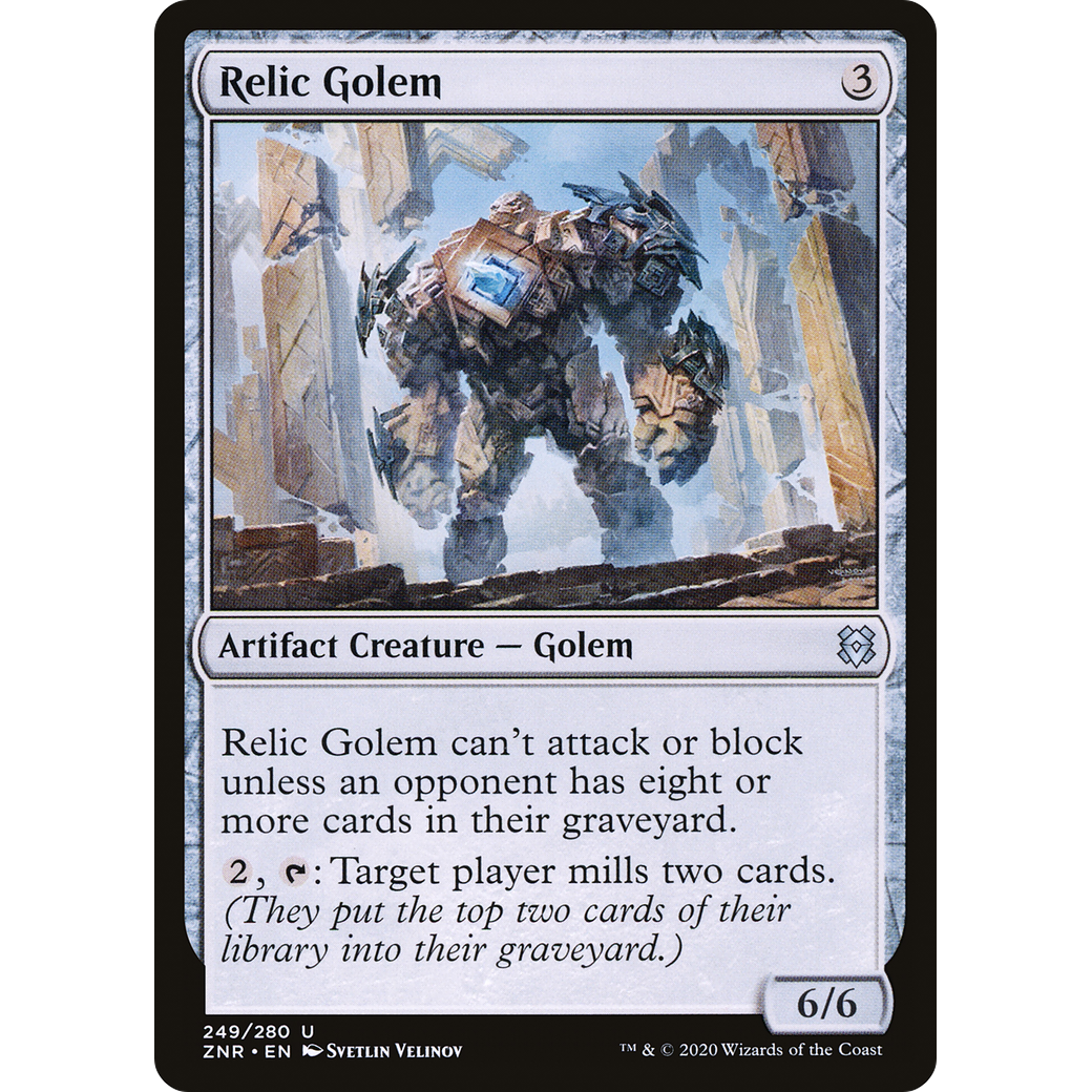 Relic Golem (ZNR-249) - Zendikar Rising Foil