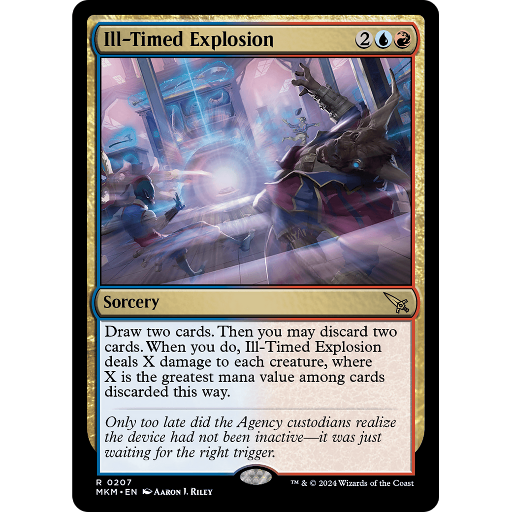 Ill-Timed Explosion (MKM-207) - Murders at Karlov Manor Foil