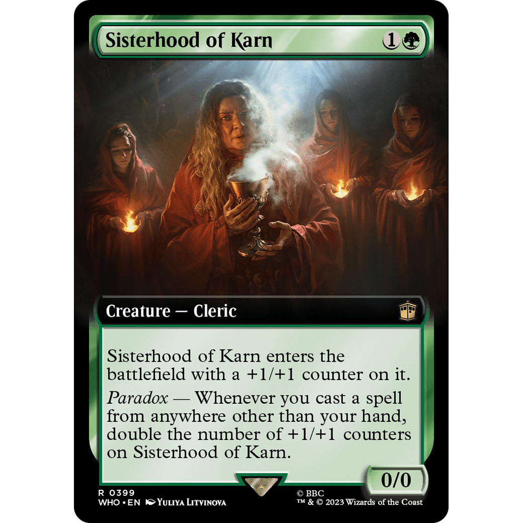 Sisterhood of Karn (Extended Art) (WHO-399) - Doctor Who: (Extended Art) Foil