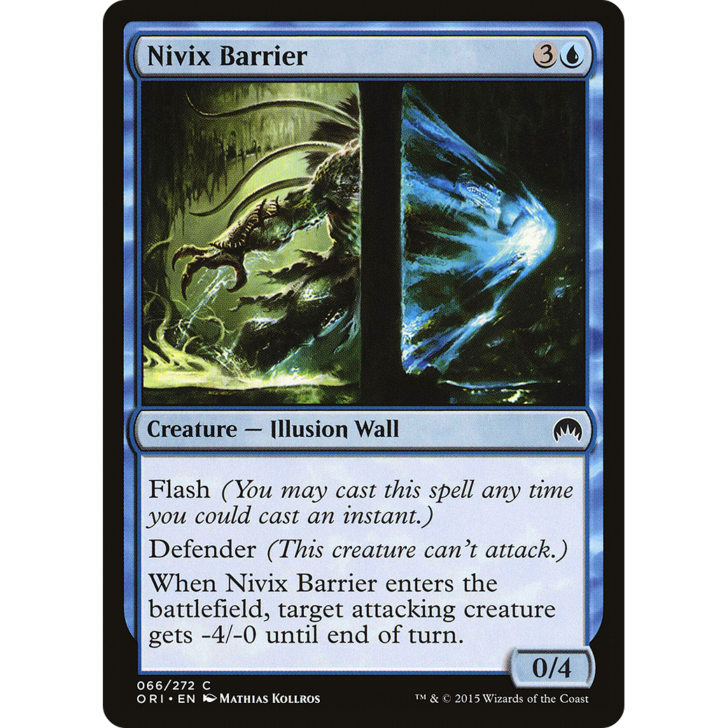 Nivix Barrier (ORI-066) - Magic Origins Foil