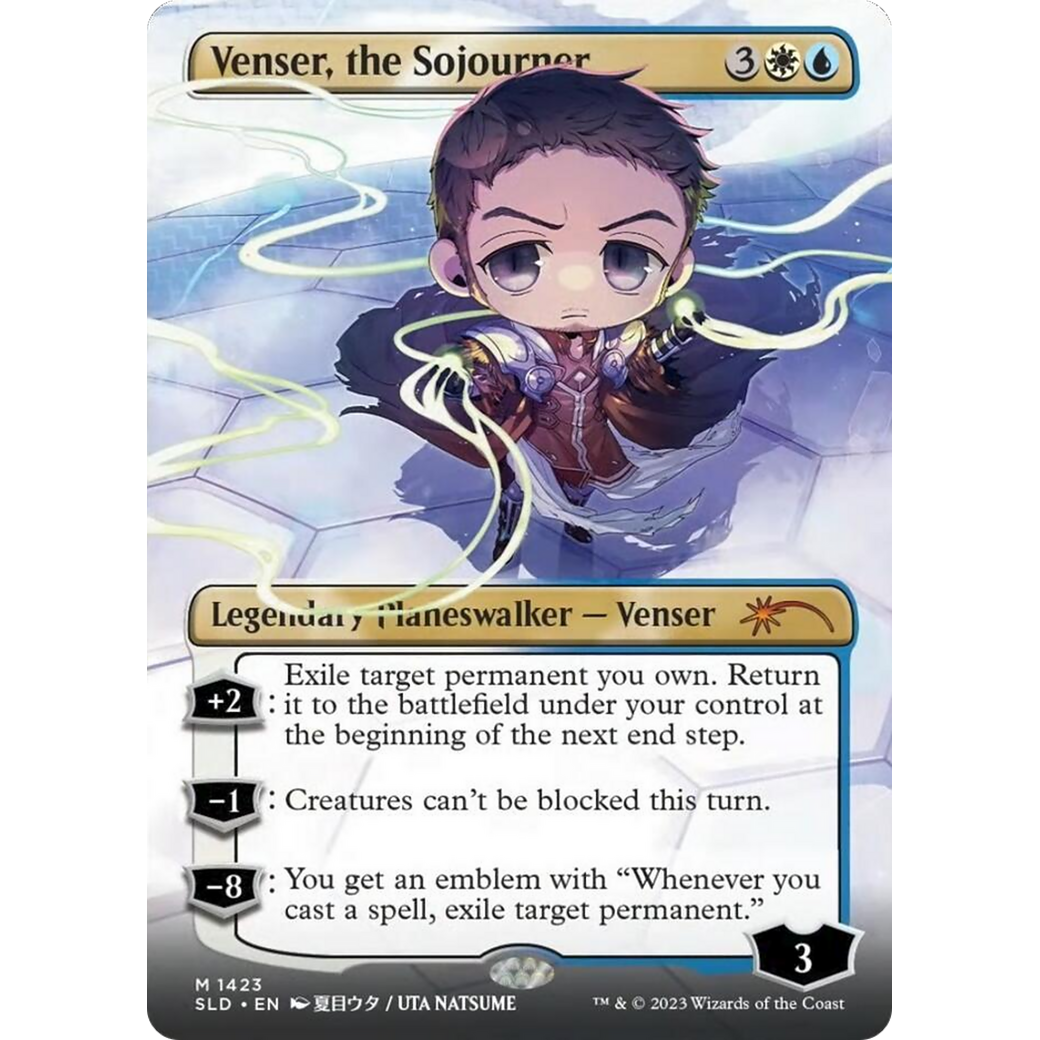 Venser, the Sojourner (Rainbow Foil) (SLD-1423) - Secret Lair Drop Foil