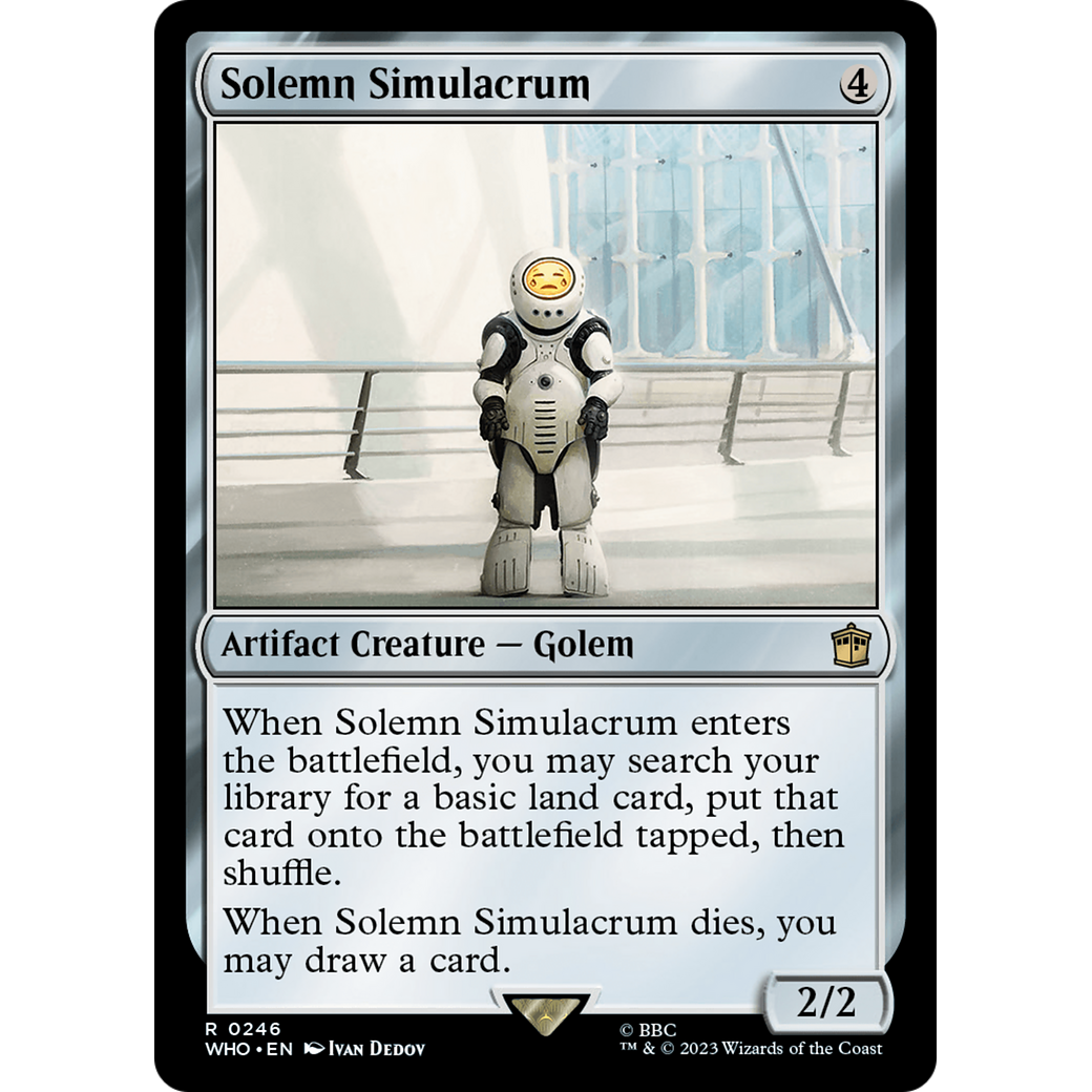 Solemn Simulacrum (WHO-246) - Doctor Who