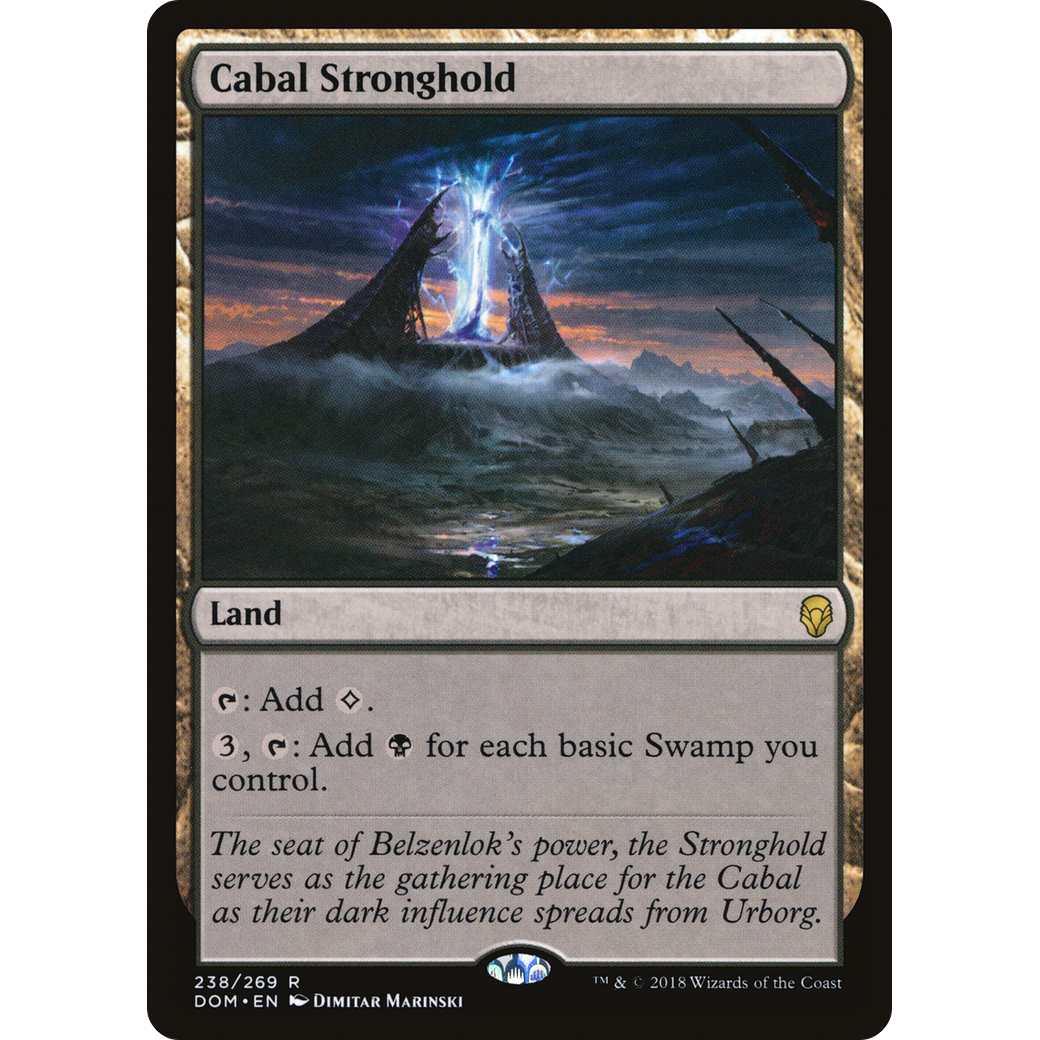 Cabal Stronghold (DOM-238) - Dominaria Foil