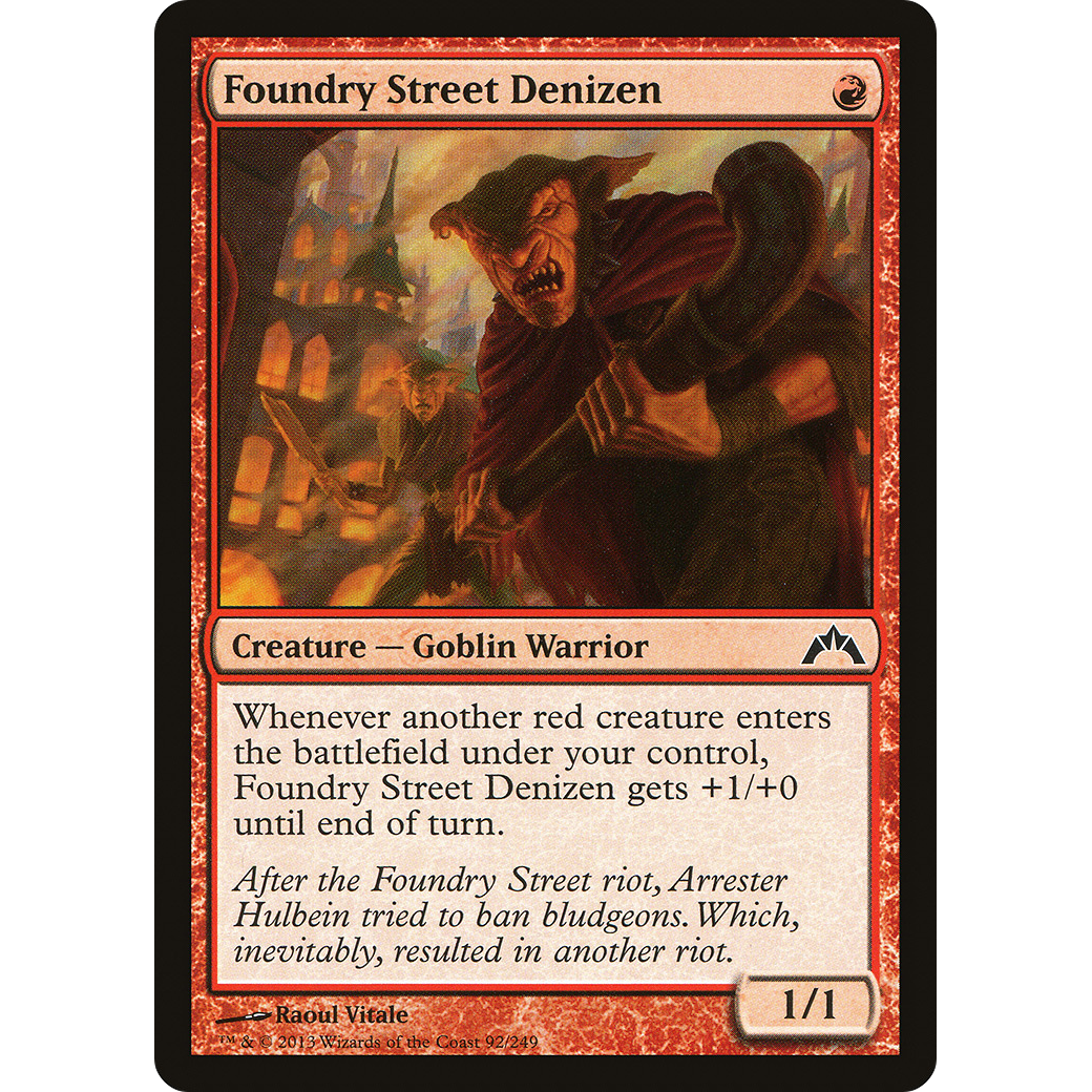 Foundry Street Denizen (GTC-092) - Gatecrash