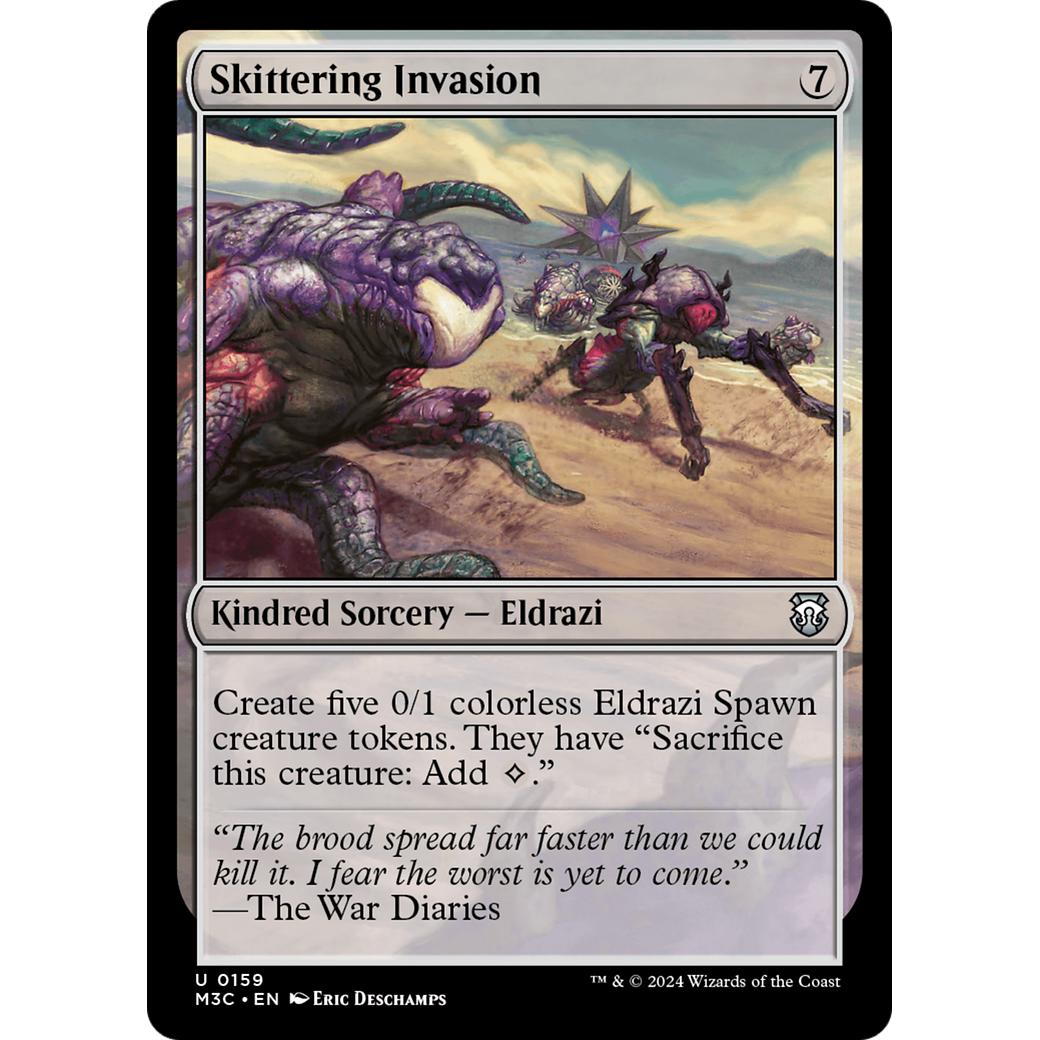 Skittering Invasion (M3C-159) - Modern Horizons 3 Commander Foil