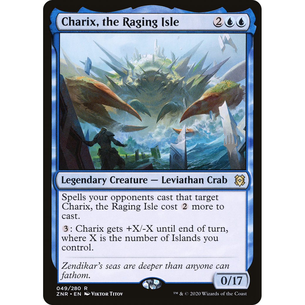 Charix, the Raging Isle (PPZNR-049) - Zendikar Rising Promos Foil