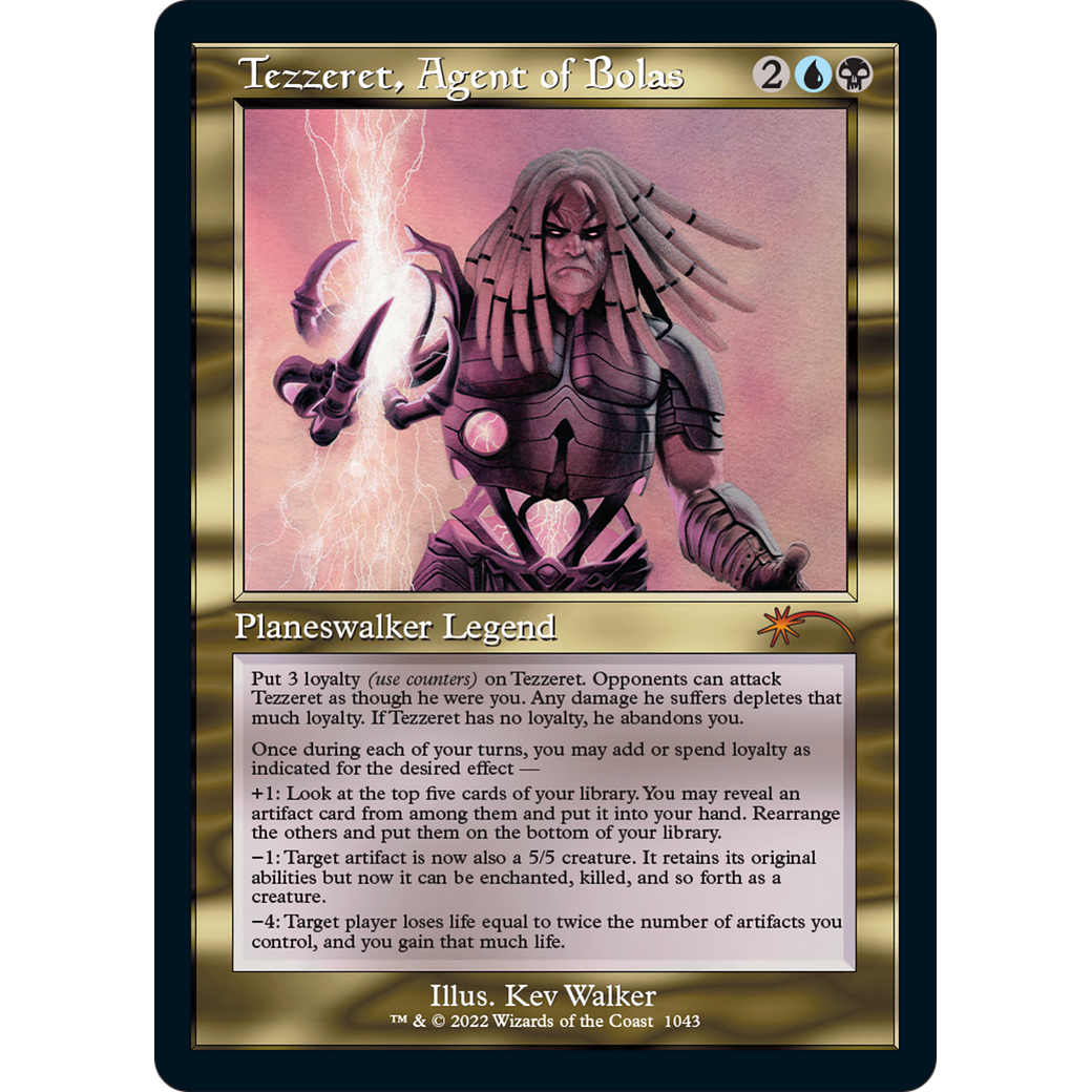 Tezzeret, Agent of Bolas (Retro Frame) (SLD-1043) - Secret Lair Drop