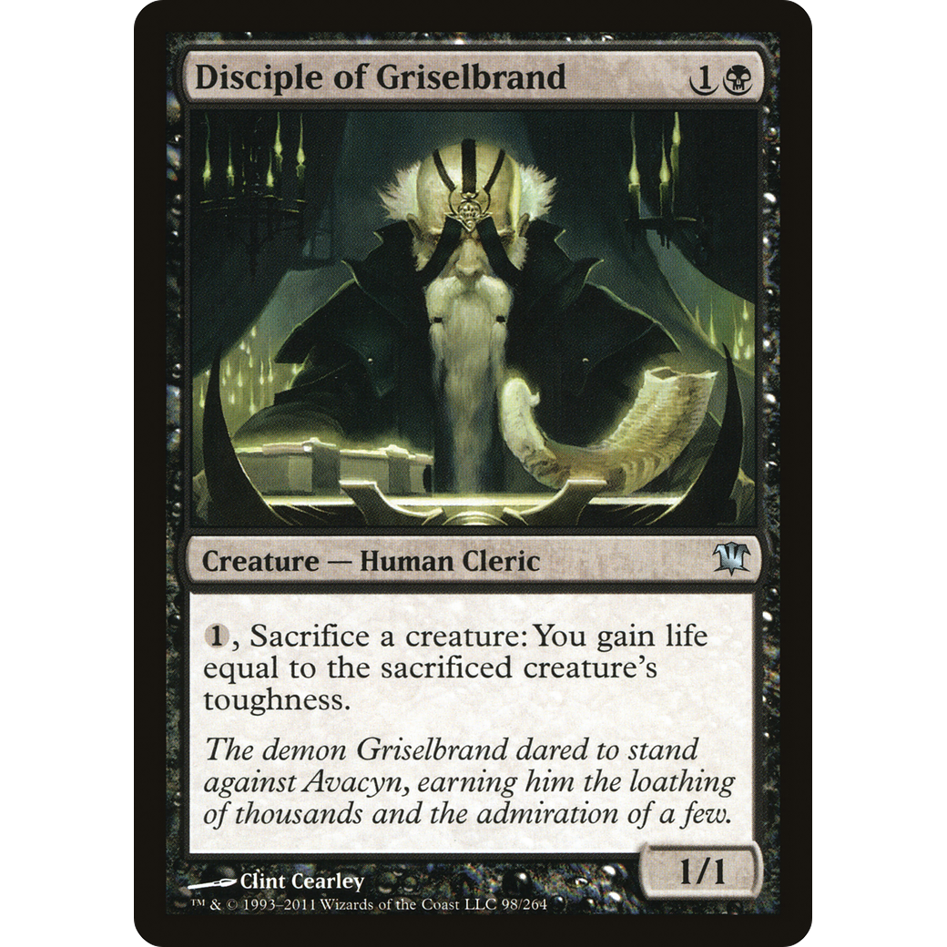 Disciple of Griselbrand (ISD-098) - Innistrad Foil