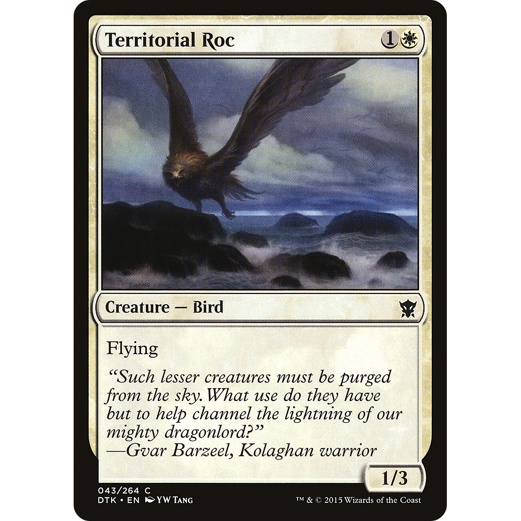 Territorial Roc (DTK-043) - Dragons of Tarkir