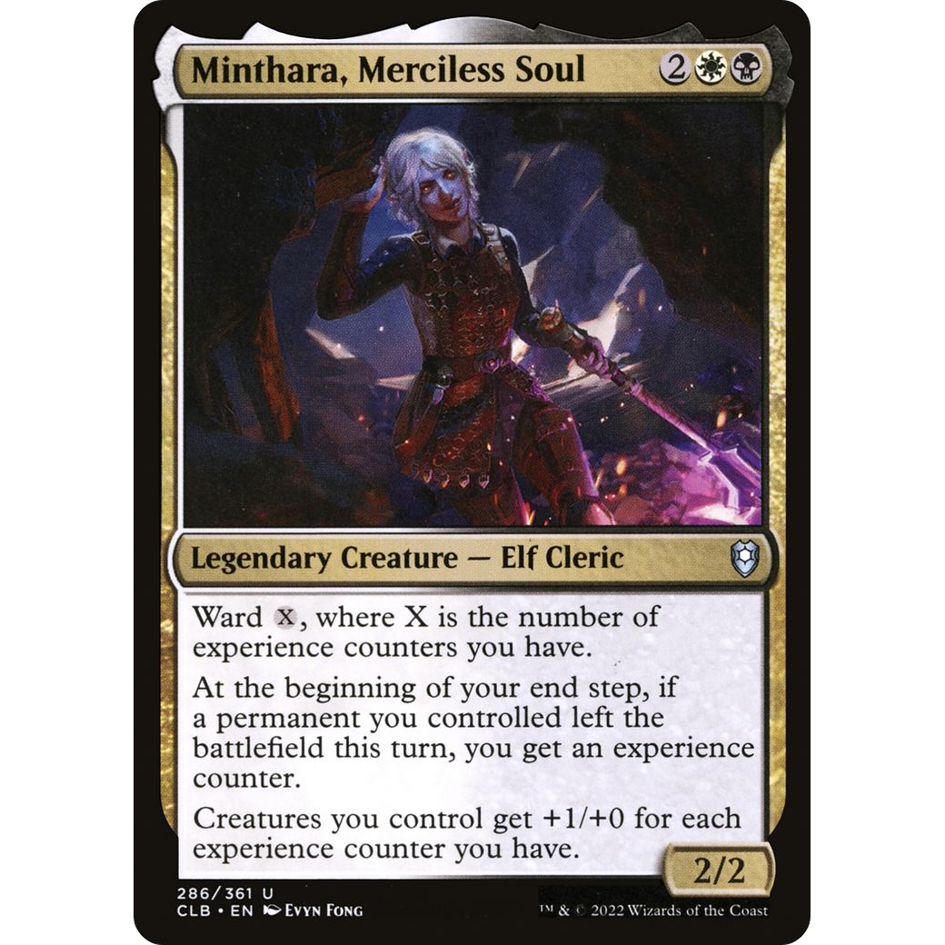 Minthara, Merciless Soul (CLB-286) - Commander Legends: Battle for Baldur's Gate
