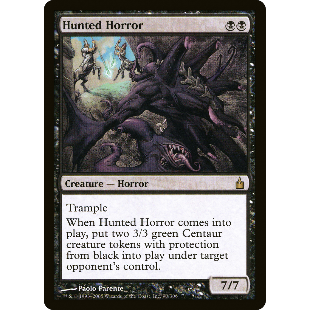 Hunted Horror (RAV-090) - Ravnica: City of Guilds
