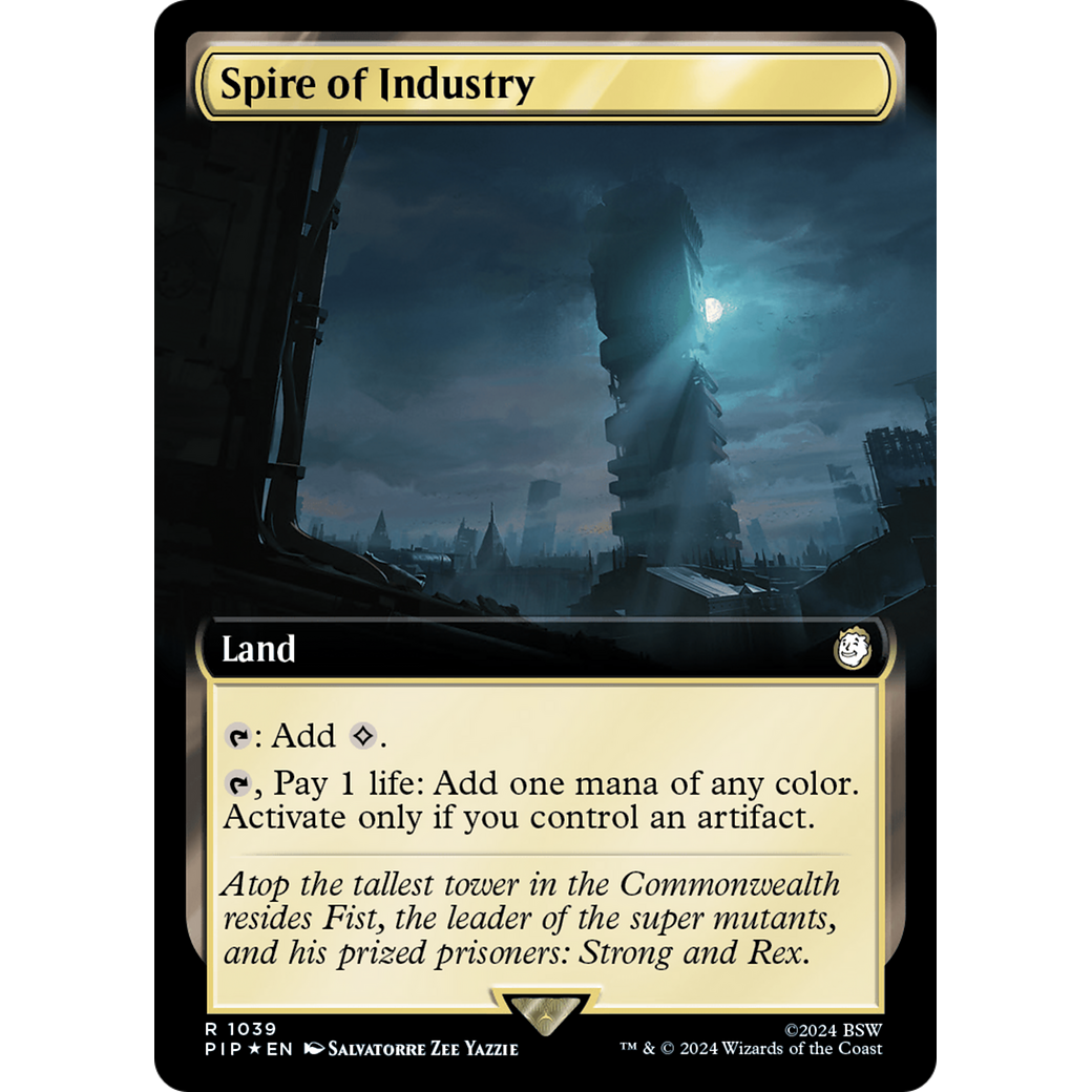 Spire of Industry (PIP-1039) - Fallout: (Extended Art) Foil