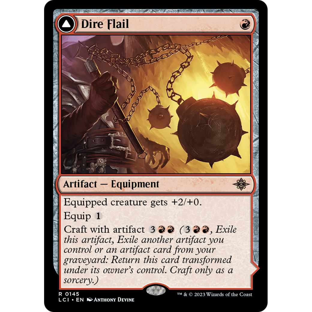 Dire Flail // Dire Blunderbuss (LCI-145) - The Lost Caverns of Ixalan