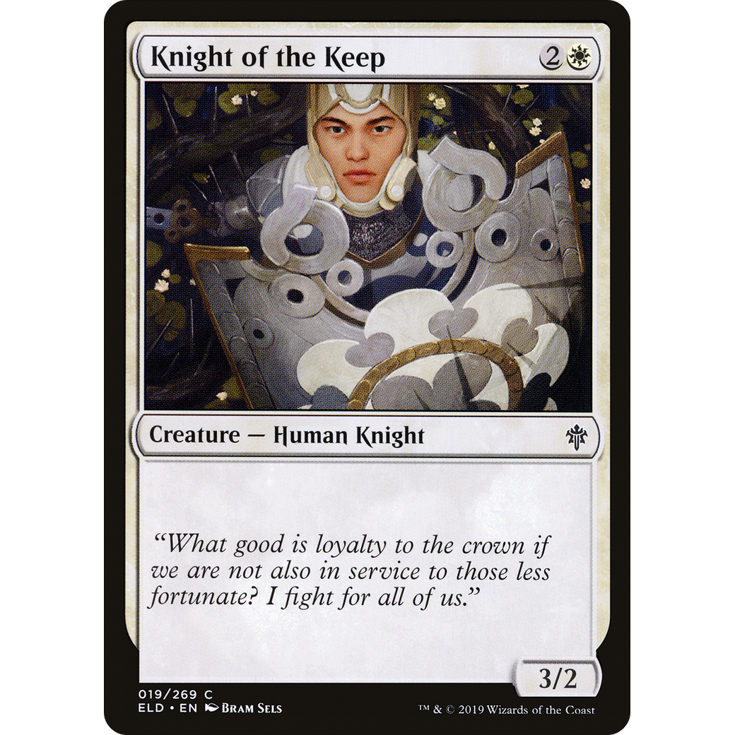 Knight of the Keep (ELD-019) - Throne of Eldraine Foil