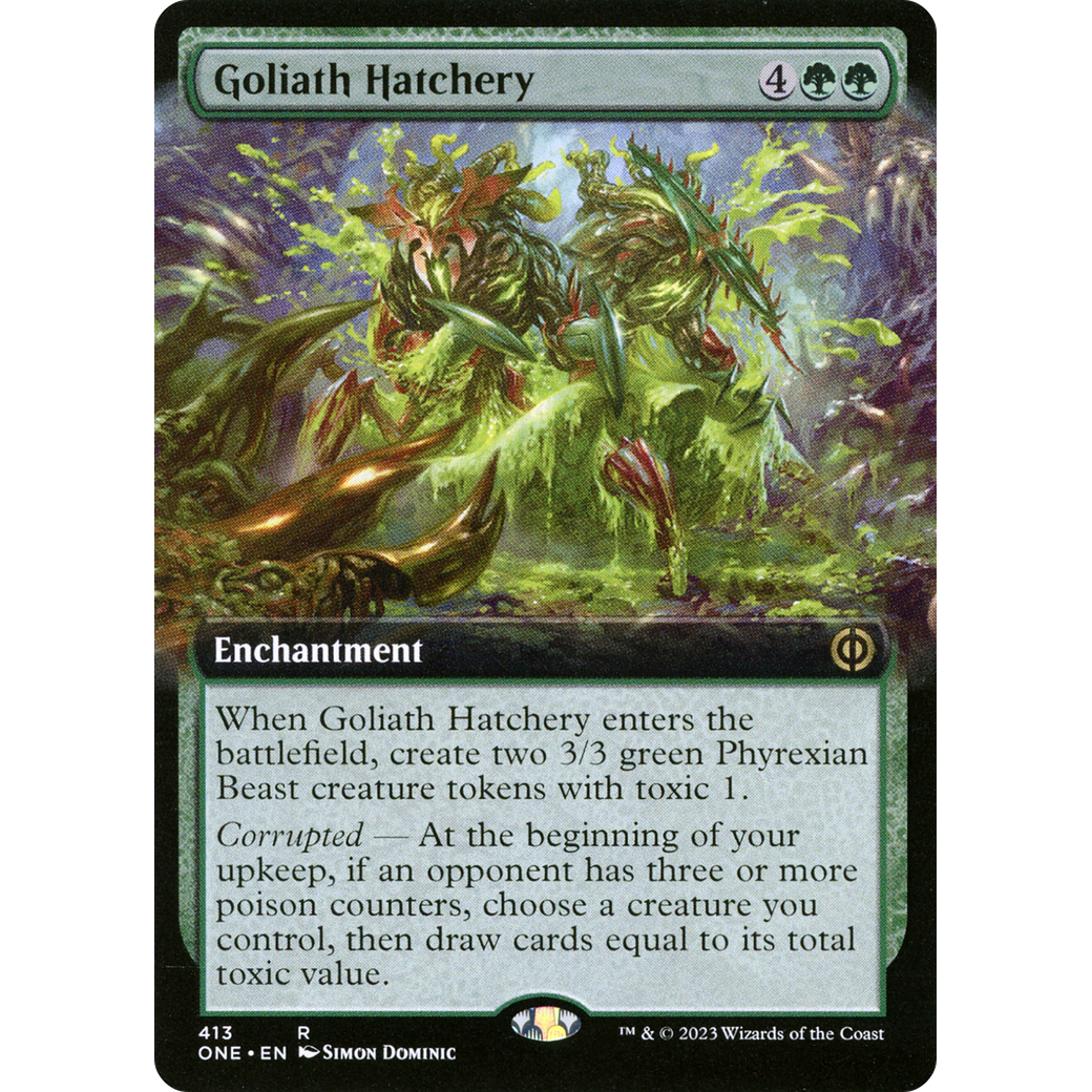 Goliath Hatchery (ONE-413) - Phyrexia: All Will Be One: (Extended Art) Foil