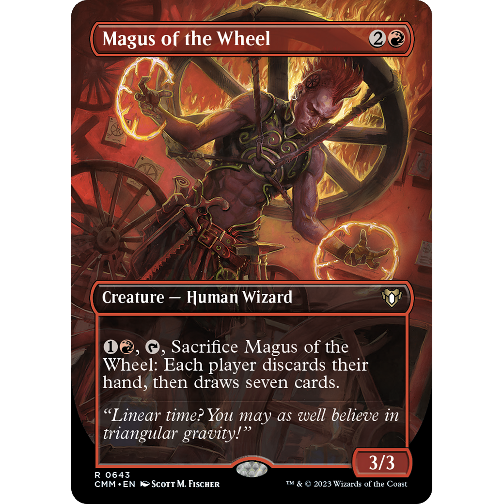 Magus of the Wheel (CMM-643) - Commander Masters (Borderless)