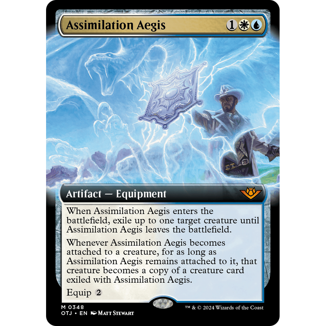 Assimilation Aegis (OTJ-348) - Outlaws of Thunder Junction: (Extended Art) Foil