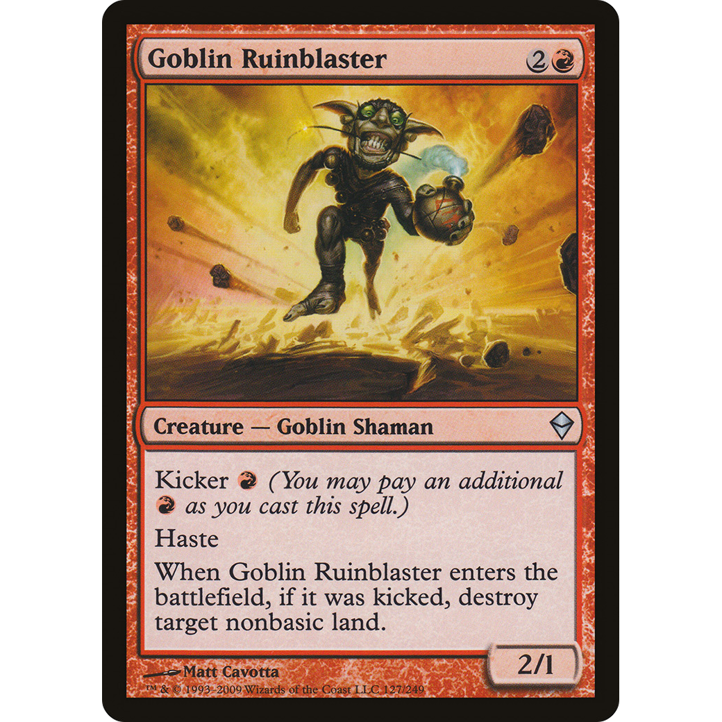 Goblin Ruinblaster (ZEN-127) - Zendikar Foil