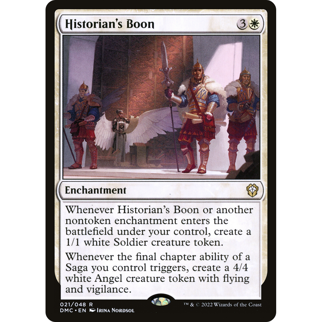 Historian's Boon (DMC-021) - Dominaria United Commander