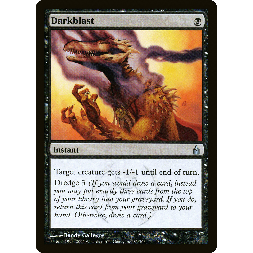 Darkblast (RAV-082) - Ravnica: City of Guilds Foil