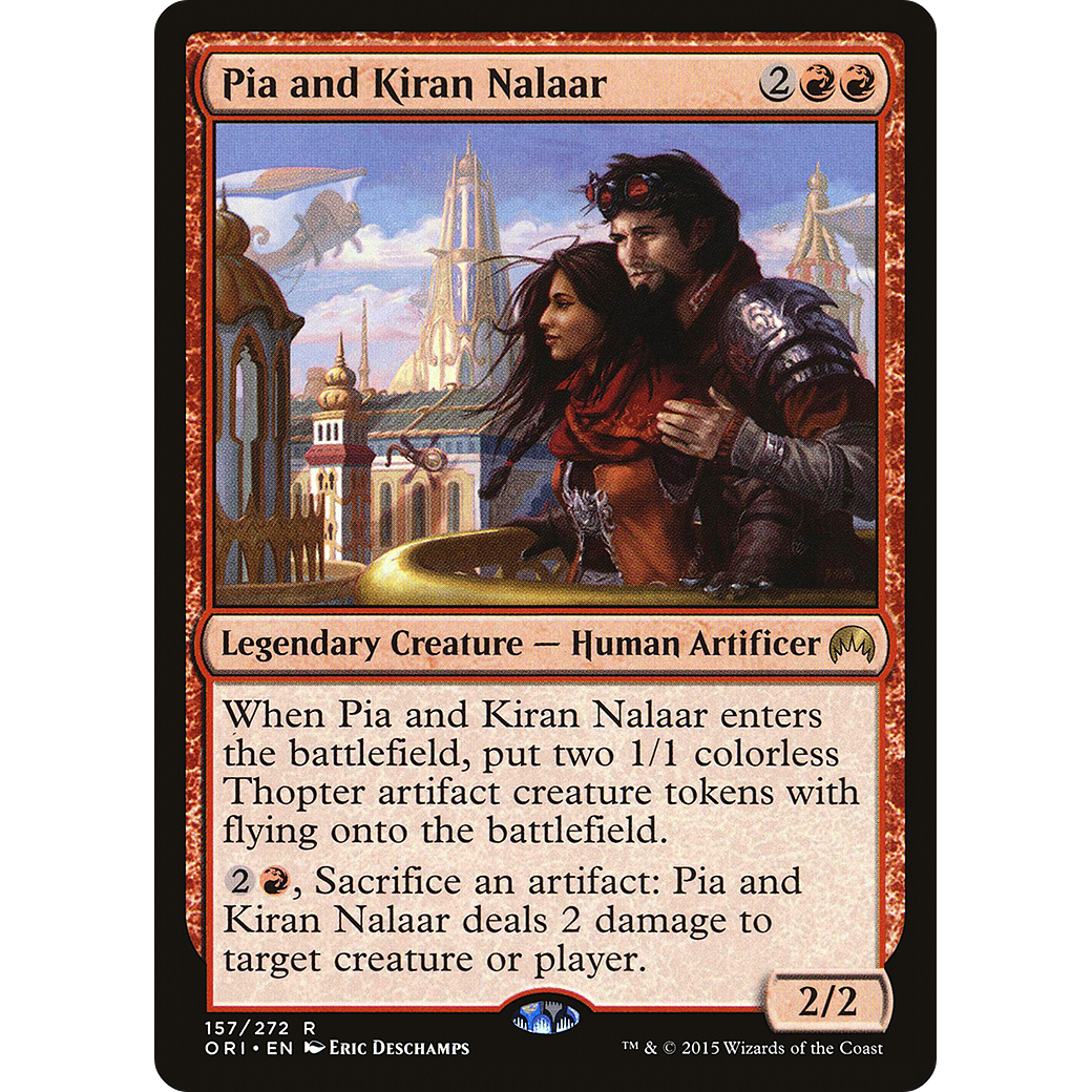 Pia and Kiran Nalaar (ORI-157) - Magic Origins Foil