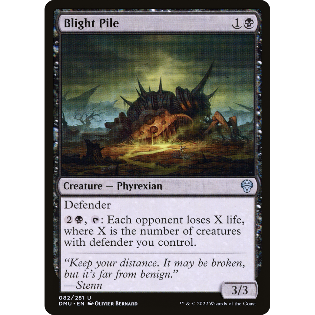 Blight Pile (DMU-082) - Dominaria United Foil