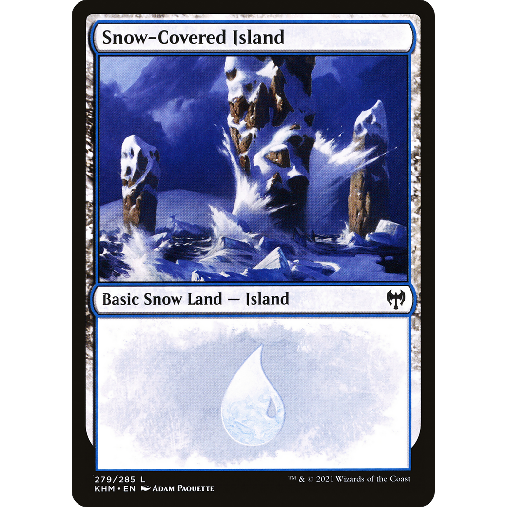 Snow-Covered Island (279) (KHM-279) - Kaldheim: (snow)