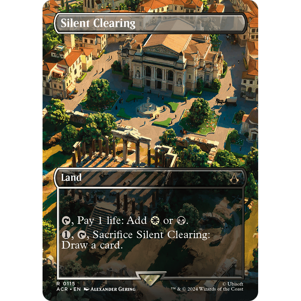 Silent Clearing (Borderless) (ACR-115) - Assassin's Creed (Borderless) Foil
