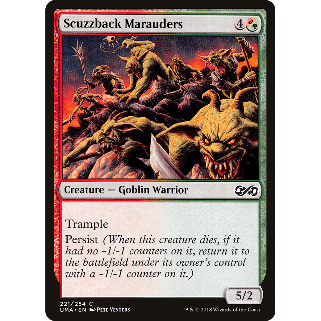 Scuzzback Marauders (UMA-221) - Ultimate Masters