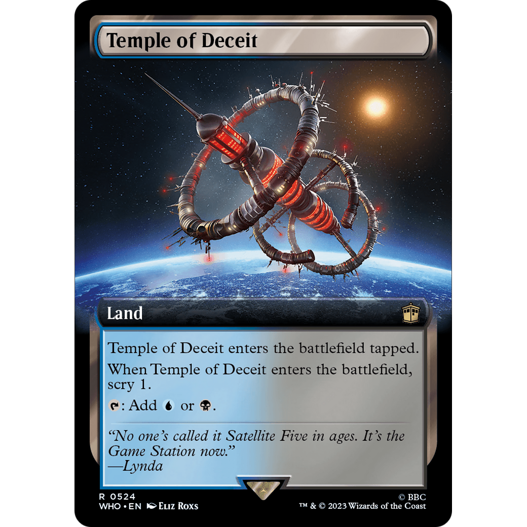 Temple of Deceit (Extended Art) (WHO-524) - Doctor Who: (Extended Art)