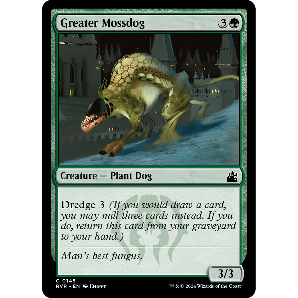 Greater Mossdog (RVR-145) - Ravnica Remastered Foil